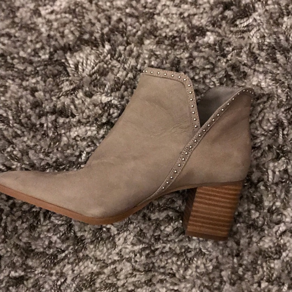 Tan booties